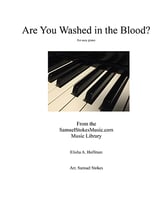 Are You Washed in the Blood? - for easy piano piano sheet music cover